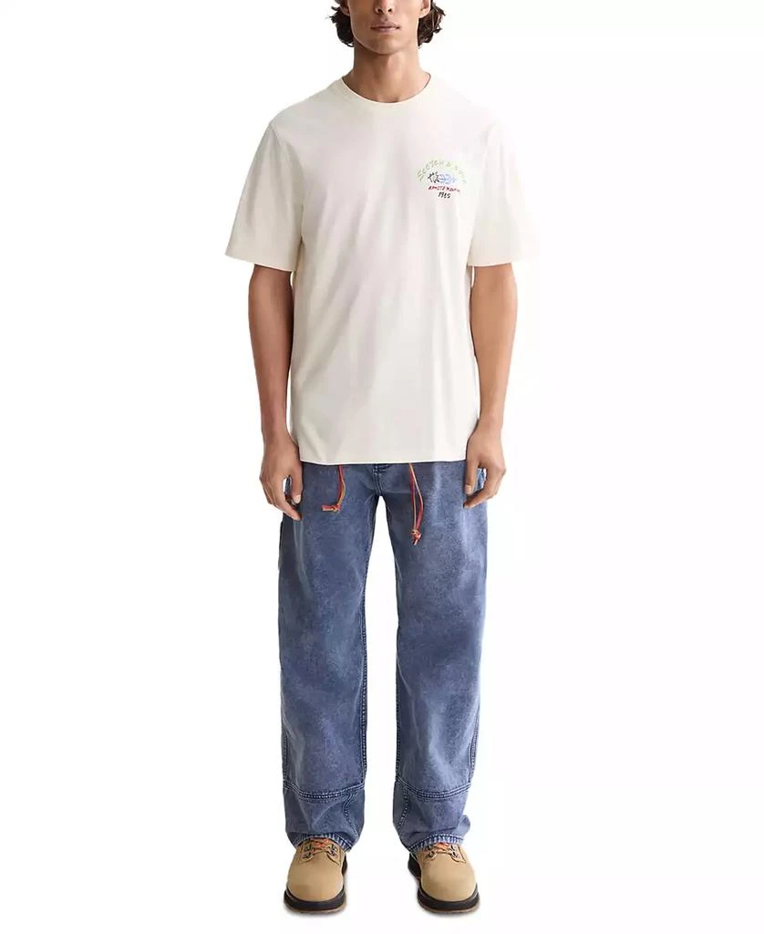 Scotch & Soda Men's Short Sleeve Double Graphic Crewneck T-Shirt 6