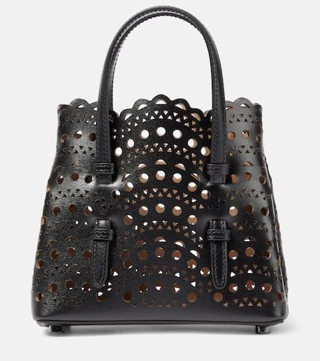 Alaïa Mina 16 Vienne Wave leather tote bag 1