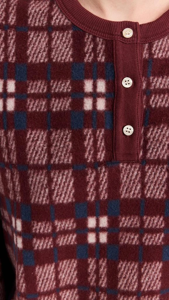 The Great The Plush Fleece Henley Sleep Sweatshirt 5
