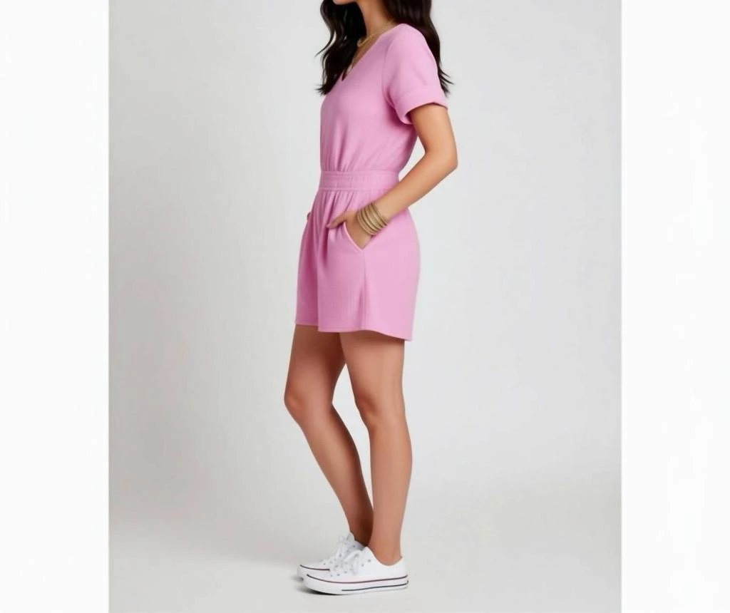 Market 
Spruce Market 
Spruce - Woven Cotton Romper Shorts 4