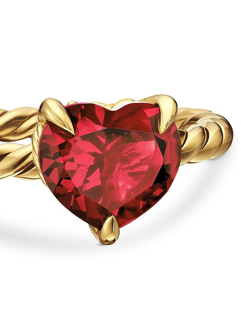 David Yurman Chatelaine Heart Ring in 18K Yellow Gold 5