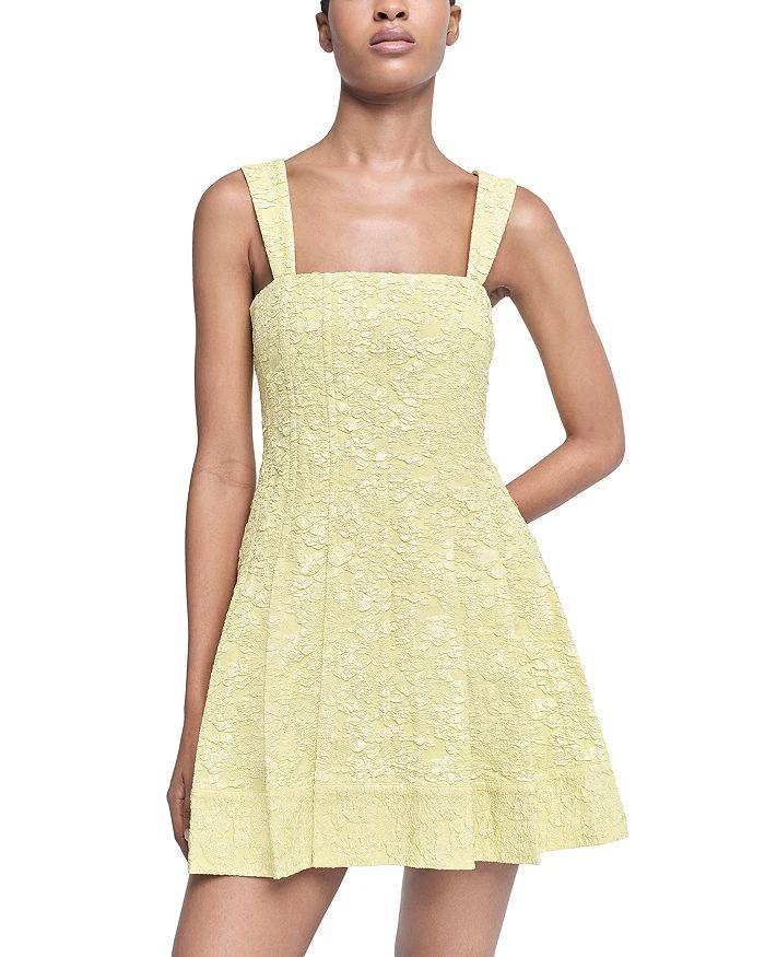 SIMKHAI Jovie Textured Mini Dress 1