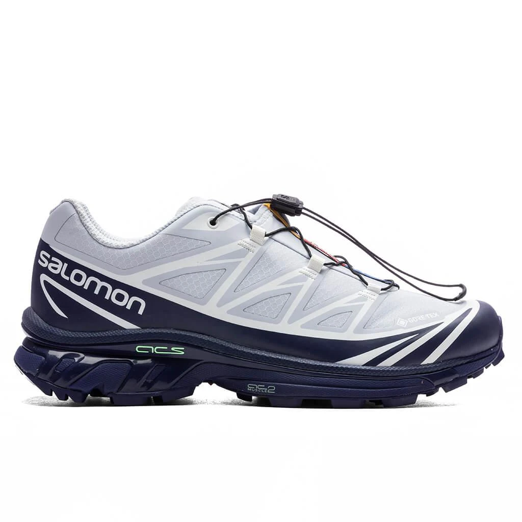 Salomon XT-6 GTX - Blue Print/Heather/White 1