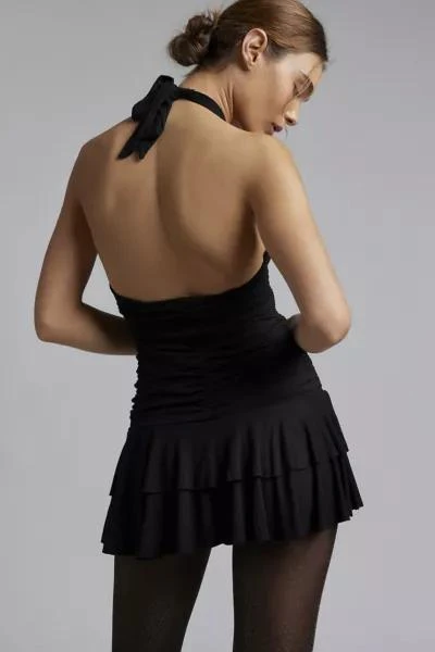 Urban Outfitters UO Dee Drop Waist Halter Romper 5