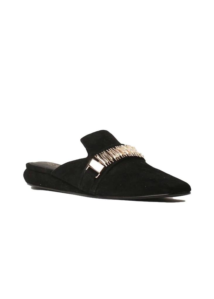 Cecelia New York Women's Flipper Mule In Black Suede