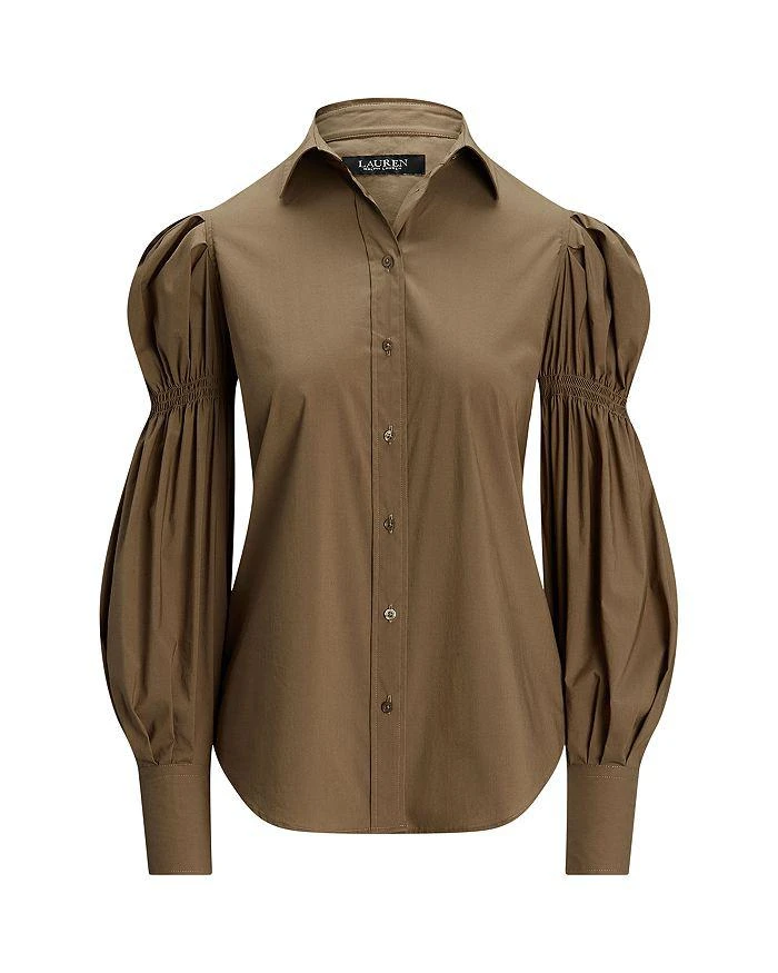 Ralph Lauren Balloon Sleeve Button Front Shirt 5