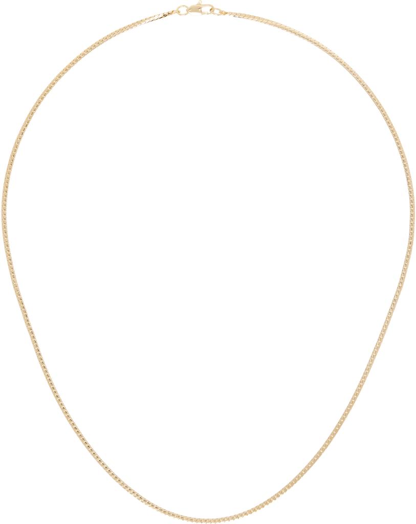 Laura Lombardi Gold Mini Omega Chain Necklace