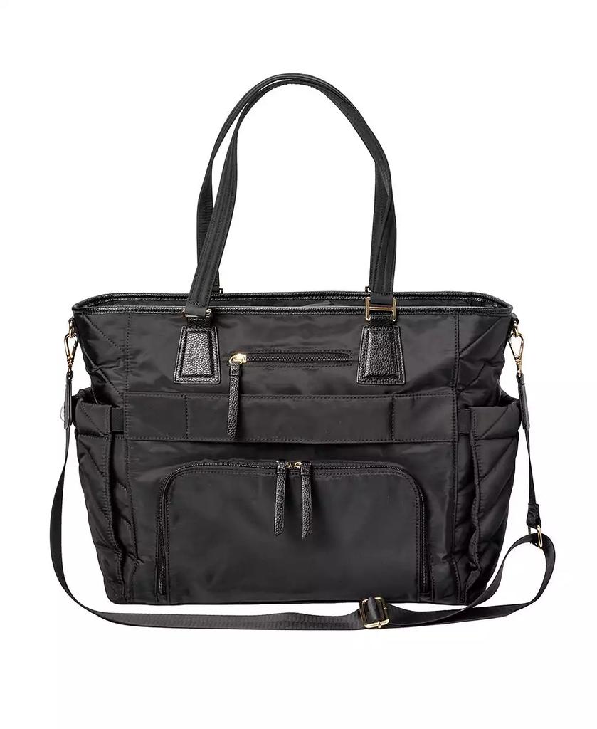 MinkeeBlue Convertible Organizational Ella Tote Bag with Lunch Bag