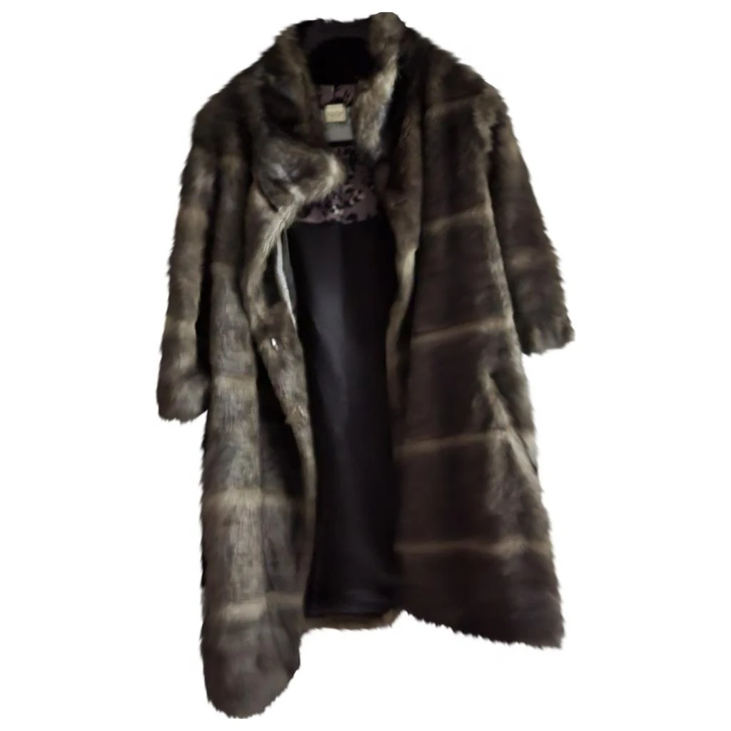 LUCKY BRAN Lucky Bran Faux fur coat 1