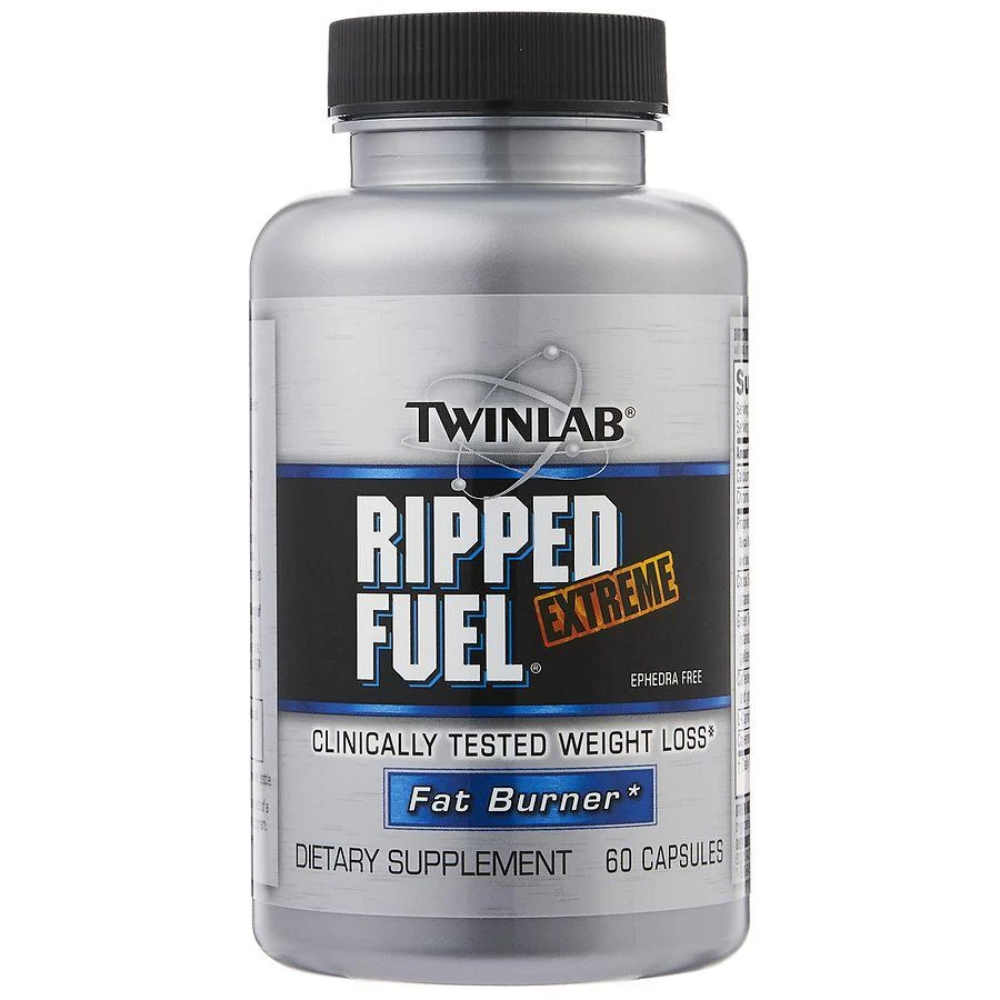 Twinlab Ripped Fuel Extreme Weight Loss & Fat Burning Supplement Capsules, Ephedra Free 1