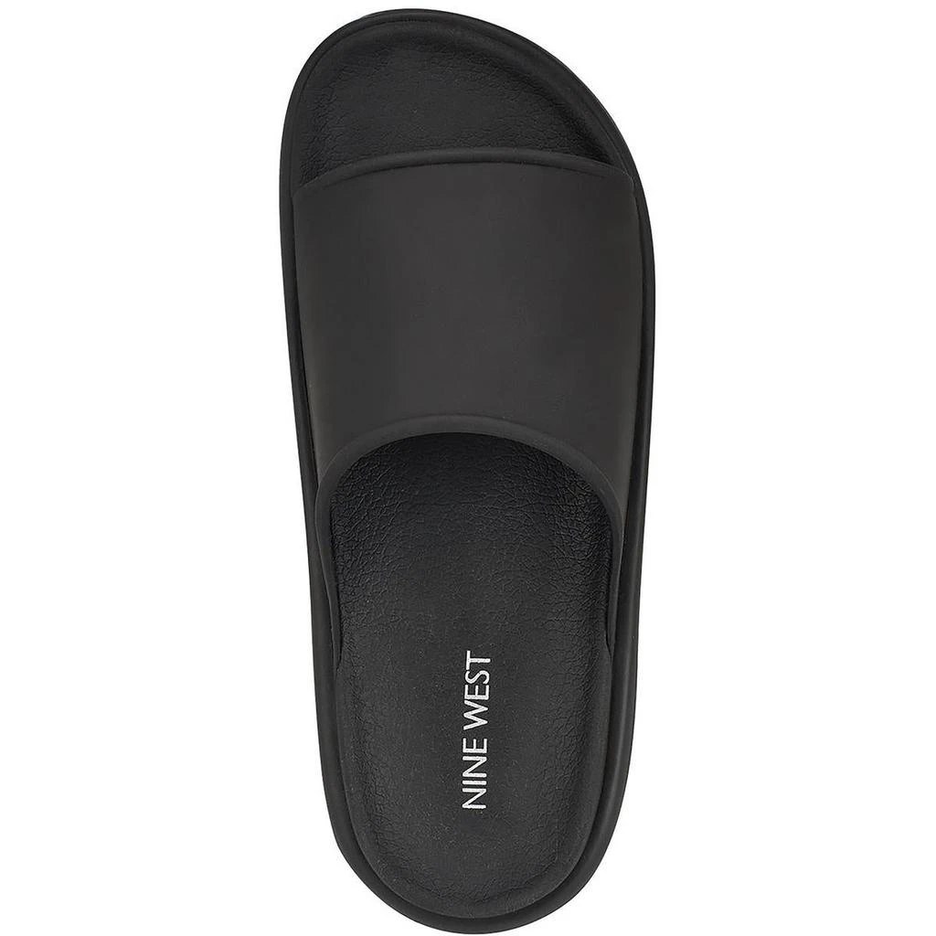 Nine West SUNSHIN 3 Womens Open toe Slip on Slide Sandals 3