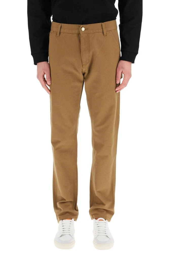 Carhartt WIP Carhartt WIP Logo Patch Straight-Leg Trousers 2