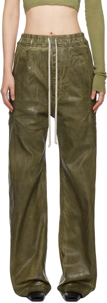 Rick Owens DRKSHDW Green Porterville Pusher Jeans - Jeans - Free 