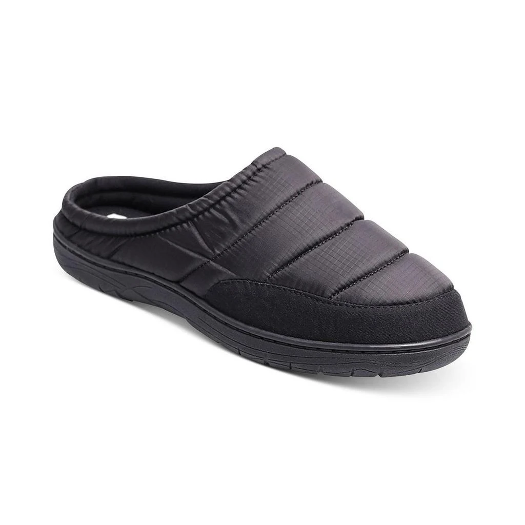 Haggar Mens Quilted Slip On Slide Slippers 3