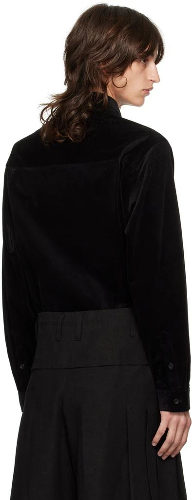 YOHJI YAMAMOTO Black M-Velveteen Shirt 3
