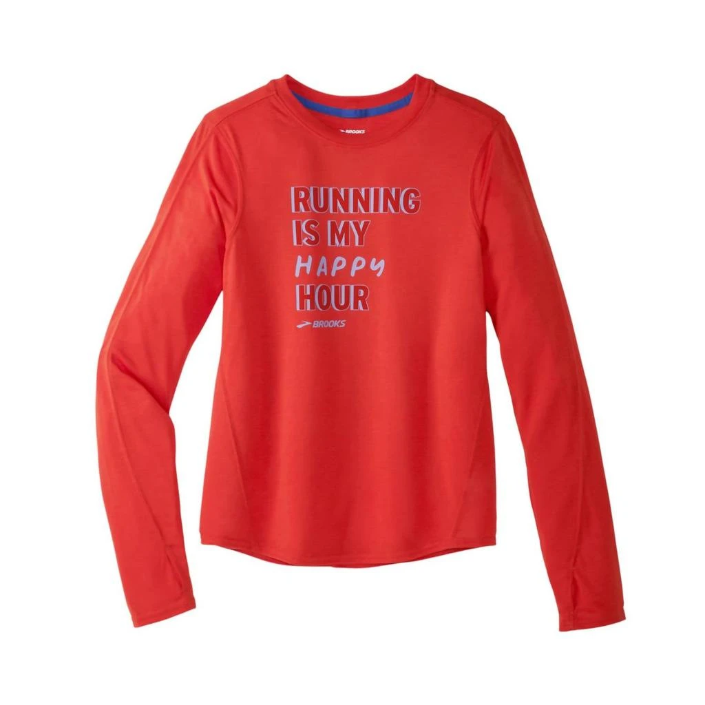 Brooks Brooks - WOMEN'S DISTANCE GRAPHIC LONG SLEEVE SHIRT 4