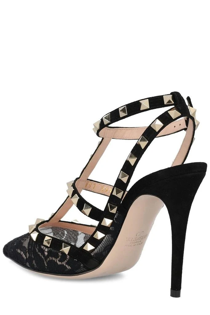 Valentino Valentino	Garavani Rockstud Pointed Toe Lace Pumps 3