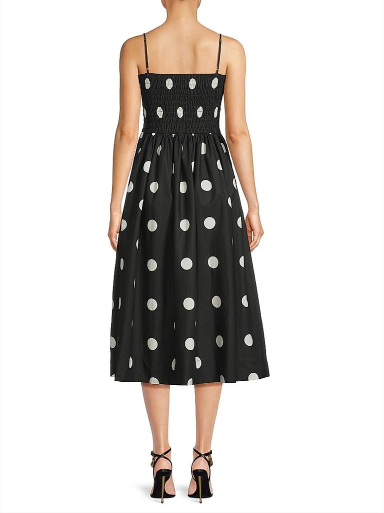 Ciao Lucia Mael Polka Dot A-Line Midi-Dress 5