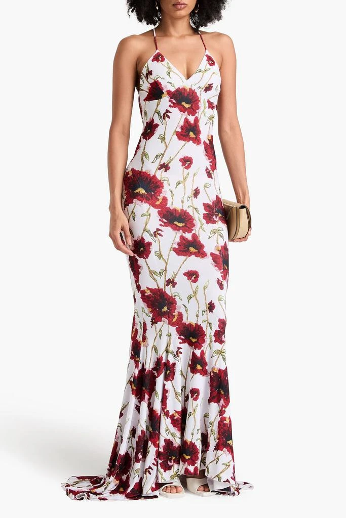 Floral-print stretch-jersey gown  On Sale Now with Up to 70% Off |  Discover Exclusive Deals & Savings at BeyondStyle  Authentic Norma Kamali  dresses|women|evening dresses|gowns|evening|clothing with Limited-Time  Discounts, Free Shipping, and