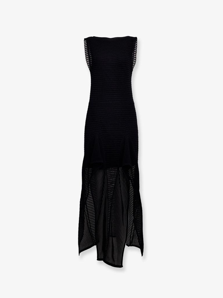 Alaia Ladder cotton blend dress
