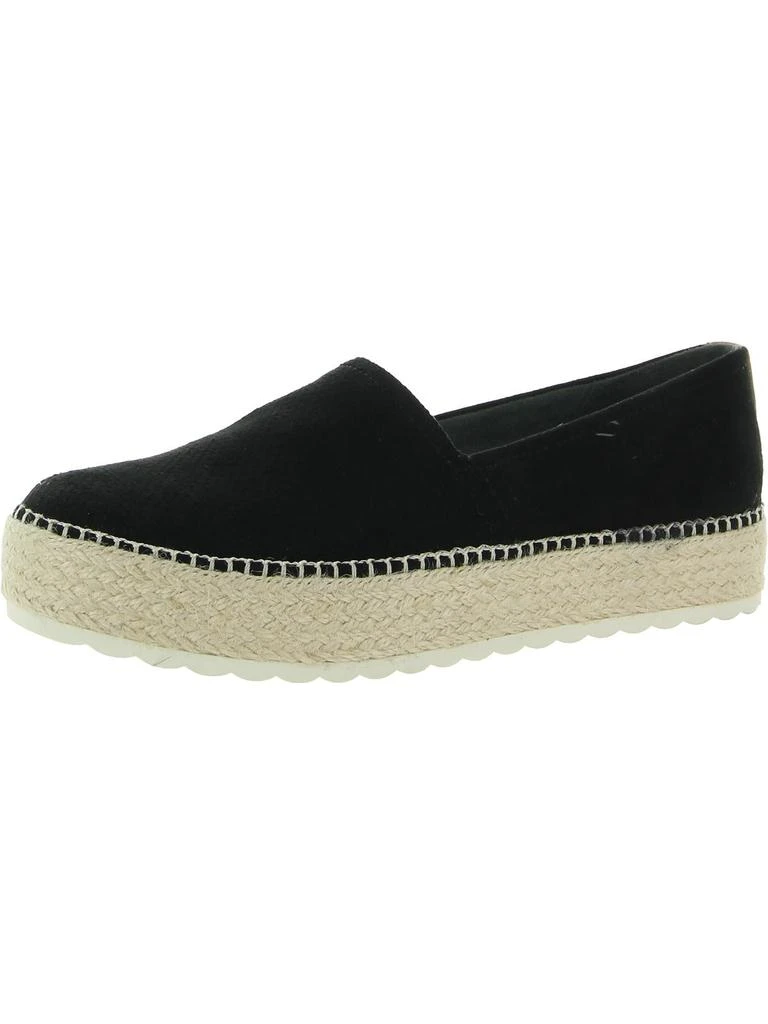 Dr. Scholl's Shoes Sunray Womens Faux Suede Slip On Platforms 9