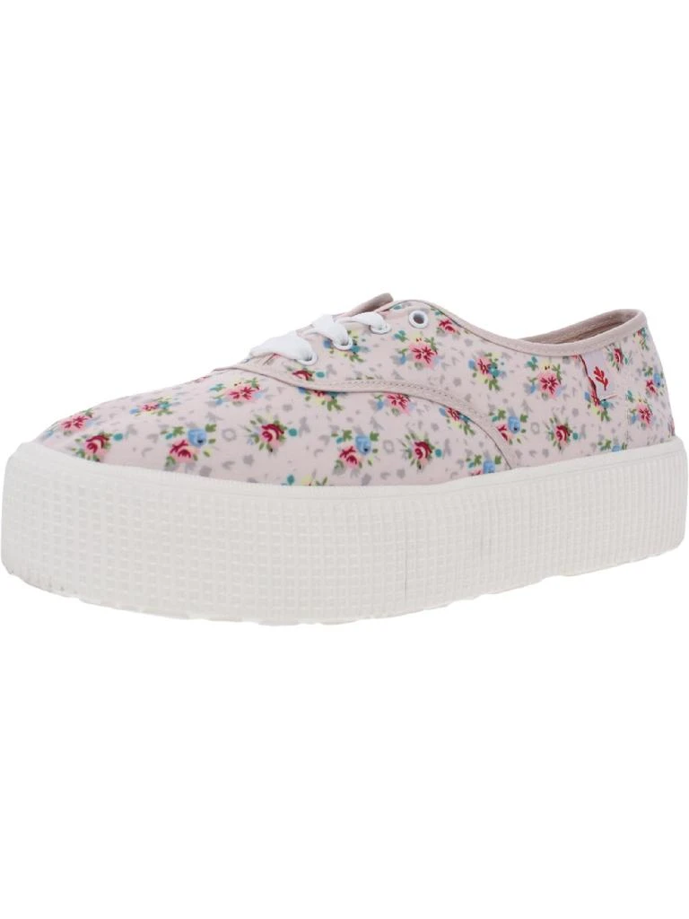 Steve Madden Stream Womens Recycled Fabric Floral  Print Fashion Sneakers 2