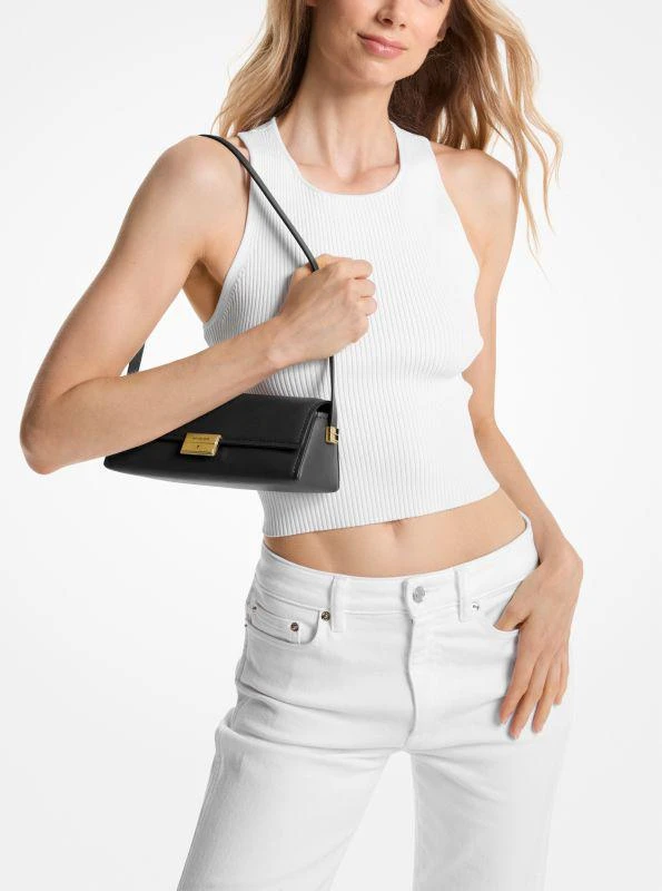 Michael Kors Ludlow Small Leather Convertible Pochette 3