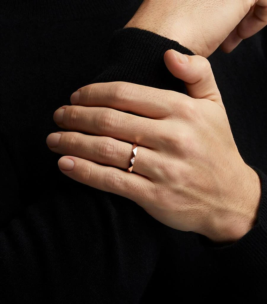 Graff Rose Gold and Diamond Laurence Graff Signature Ring 3