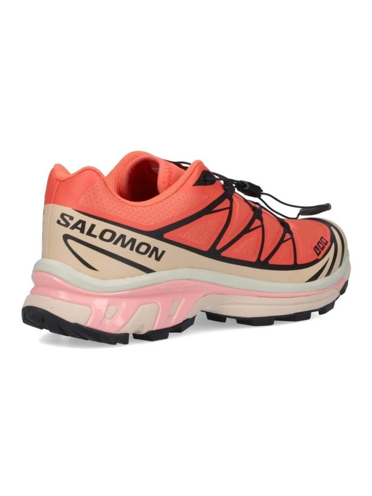 Salomon Xt-6 Sneakers In Pink Fabric "Living Coral" 4
