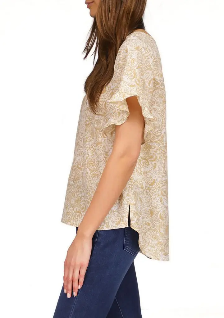 Michael Kors Women's Flutter Sleeve Top 3