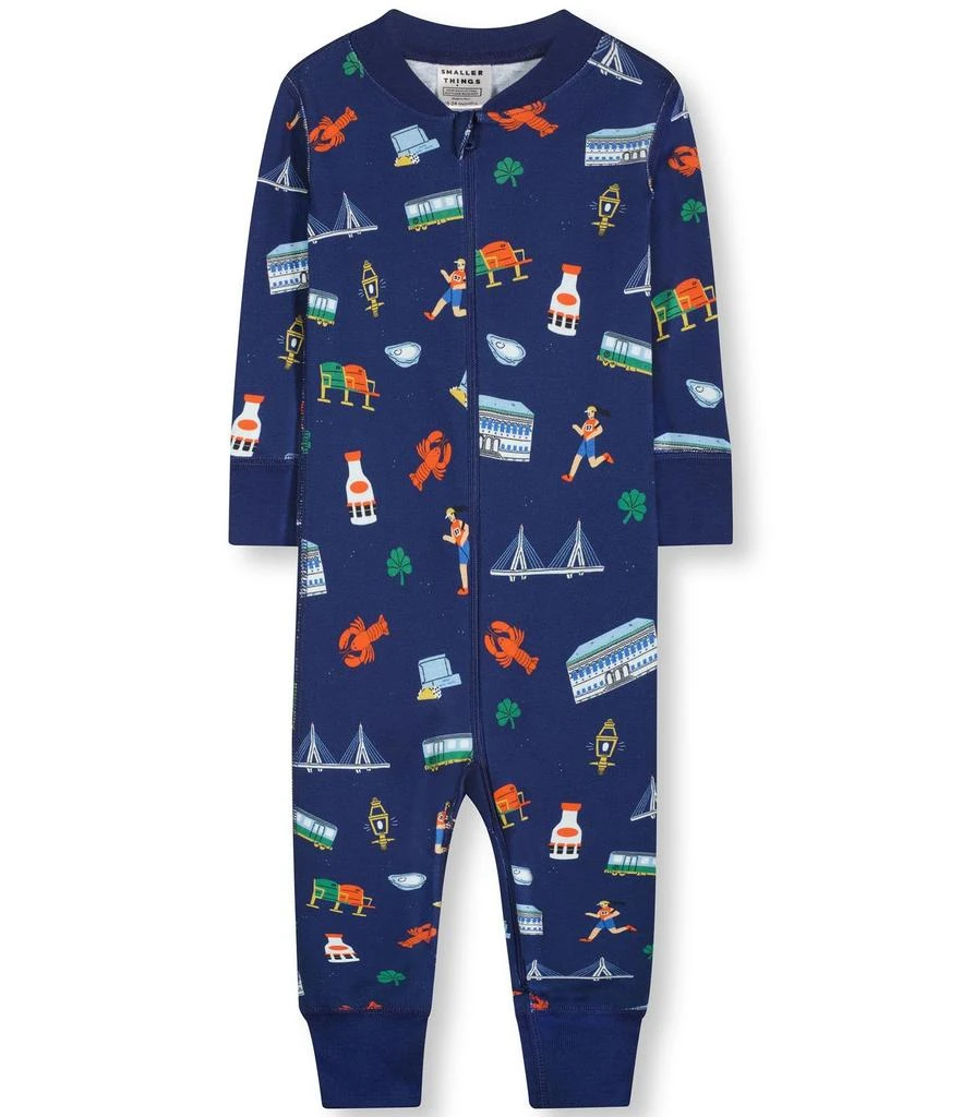 Smaller Th!ngs Smaller Th!Ngs - Boys Goodnight Boston Romper
