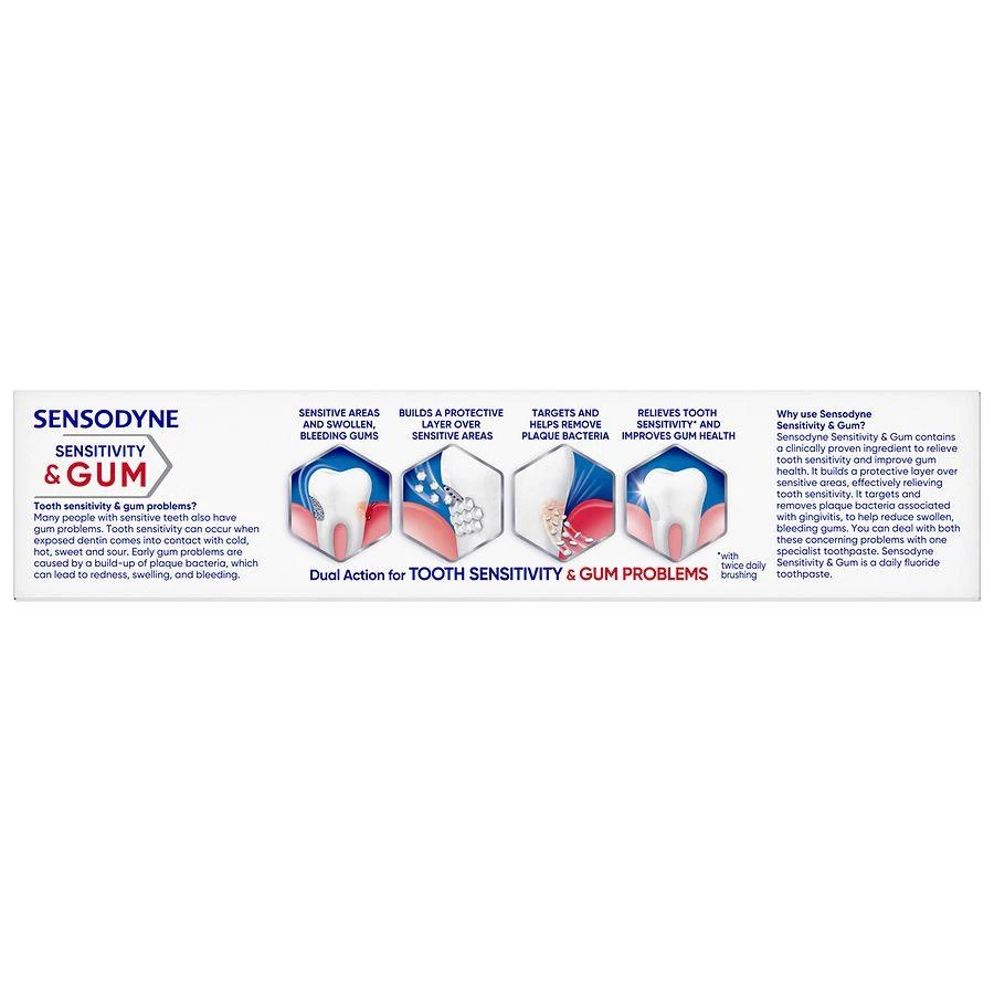 Sensodyne Sensitive Teeth & Gum Toothpaste Unflavored 2