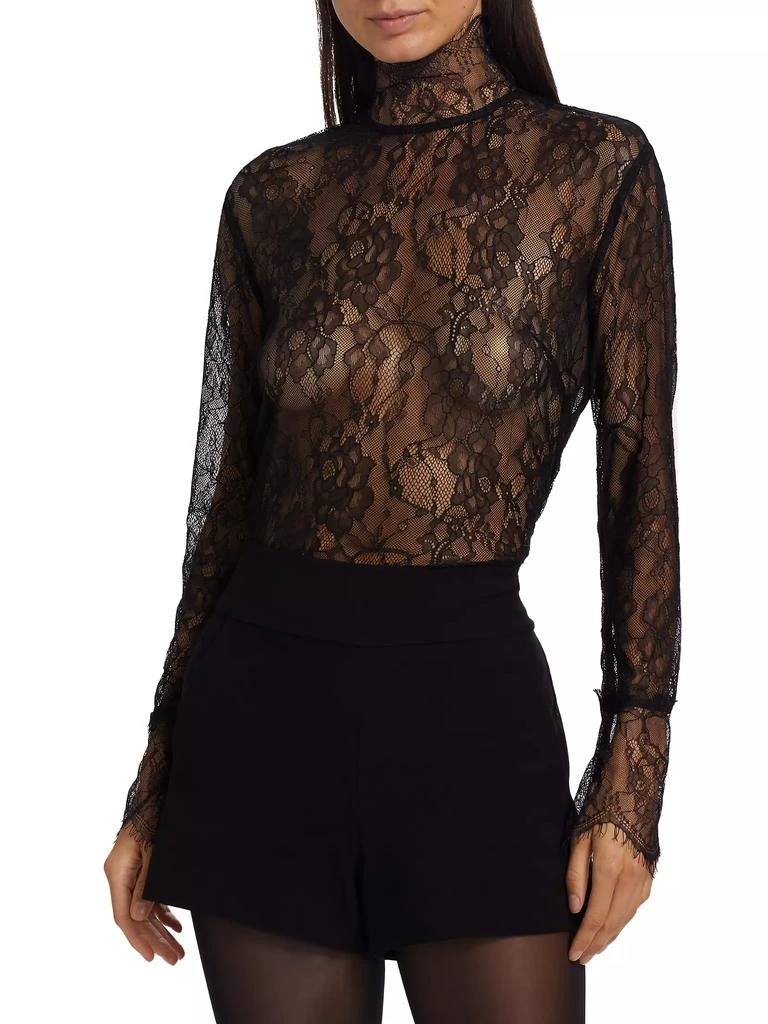 Nonchalant Label Mary Lace High-Neck Top 3