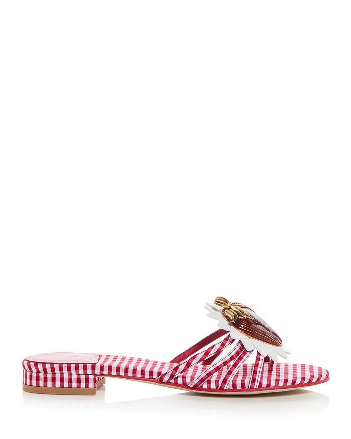 Jeffrey Campbell Women's Abeegail Gingham Slide Sandals 2