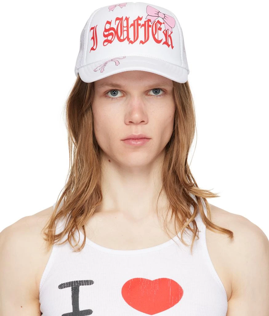 Ashley Williams White 'I Suffer' Cap 1