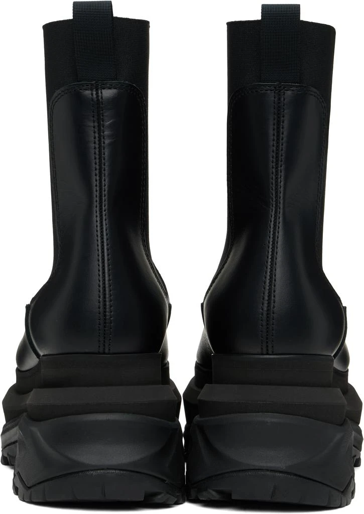 Sacai Black Leather Chelsea Boots 2