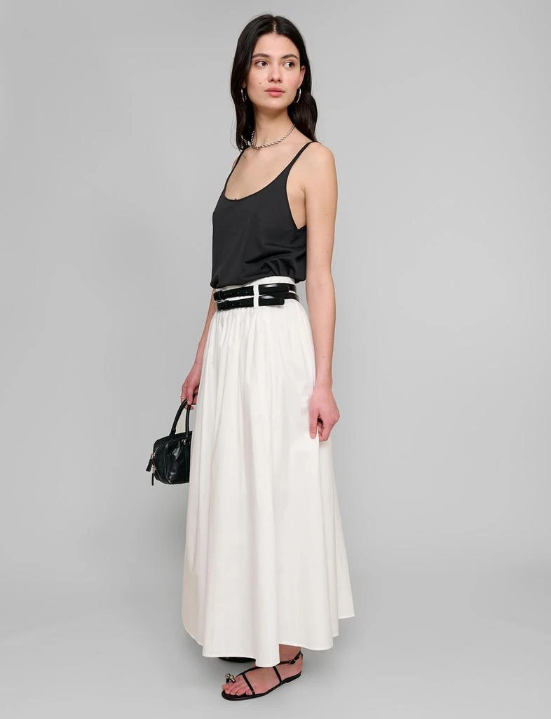 Pixie Market Thea White Double Belted Skirt-BESTSELLER 9