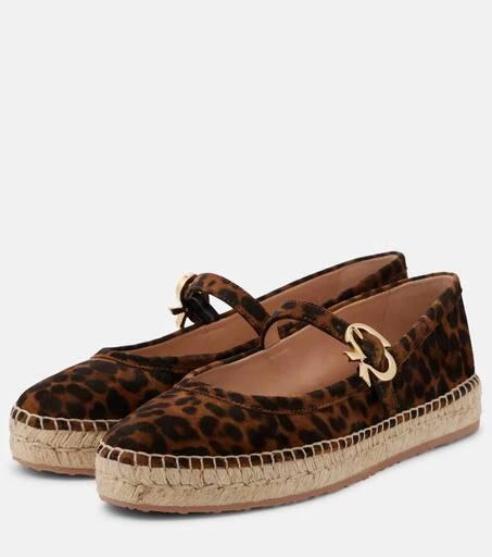 Gianvito Rossi Leopard-print suede espadrilles 5