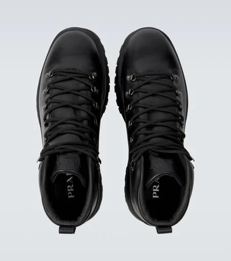 Prada Brixxen leather lace-up boots 4