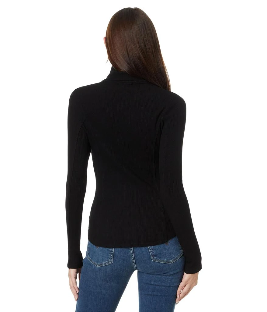 Mod-o-doc Long Sleeve Fold Over Turtleneck Top 2