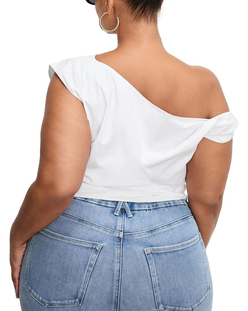 Good American Poplin Off Shoulder Top 7