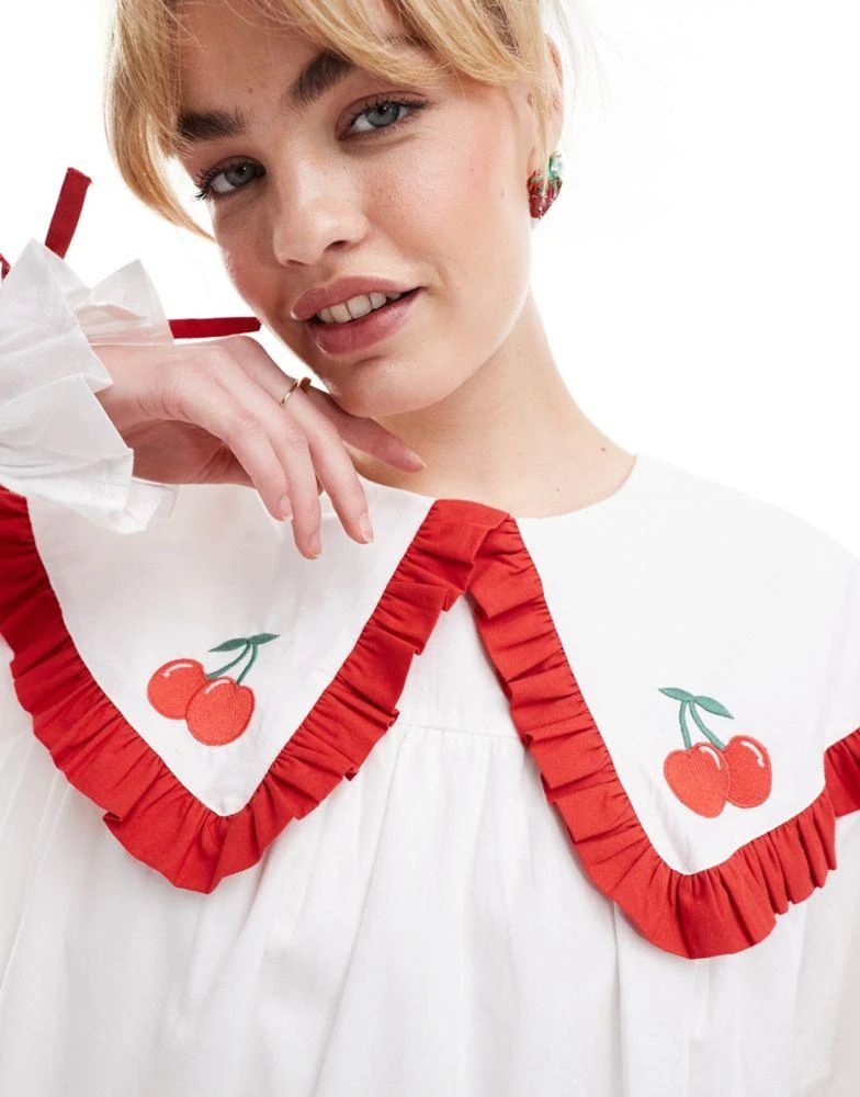 Shop Neon Rose oversized collar embroidered mini smock dress in white on Sale at BeyondStyle Get 16% Off Neon Rose oversized collar embroidered mini smock dress in white with Limited-Time Flash Shop Neon Rose oversized collar embroidered mini smock dress in white on Sale at BeyondStyle Get 16% Off Neon Rose oversized collar embroidered mini smock dress in white with Limited-Time Flash