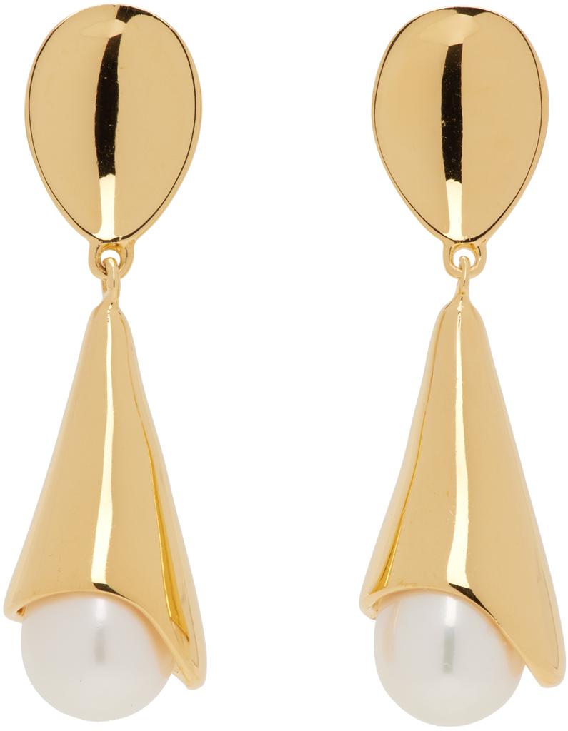 Sophie Buhai Gold Pearl Anna Earrings