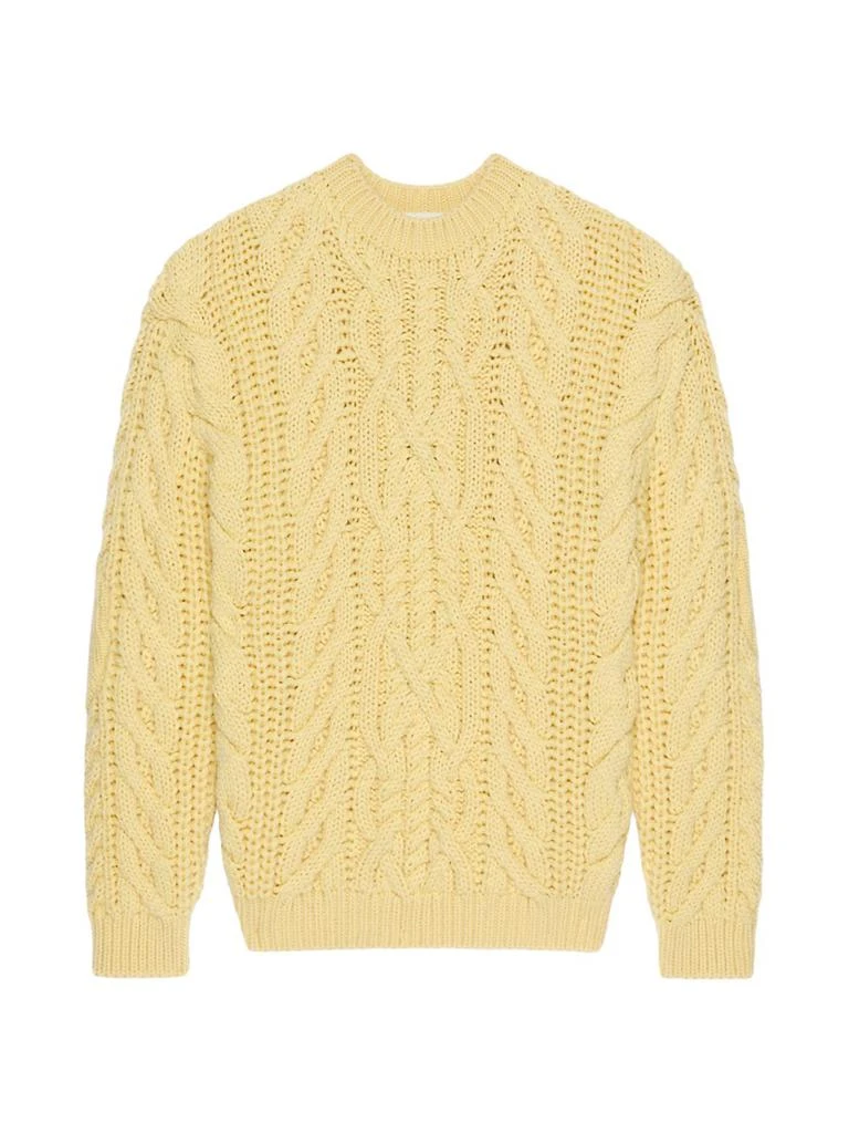 Givenchy Oversized Sweater in Cable-Knit 1
