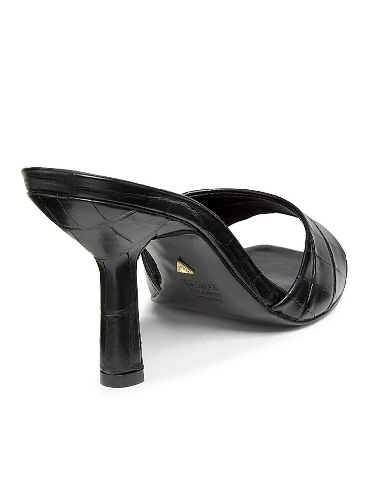Schutz Posseni 90MM Embossed Leather Sandals 3