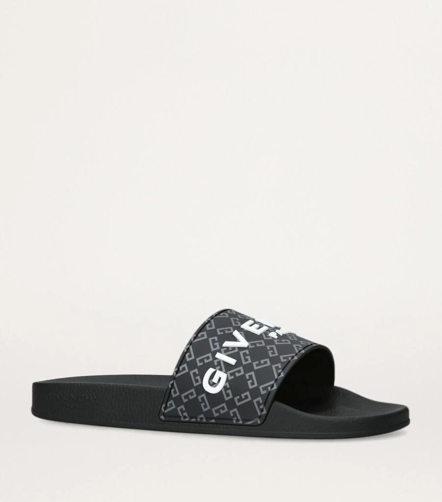 Givenchy Rubber Monogram Logo Slides - Sandals - BeyondStyle display picture 1