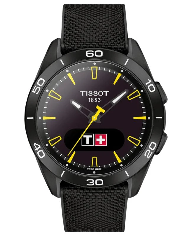 Tissot T153.420.47.051.06 Tissot T-Touch Connect Jungfrau Special Edition Black Dial Fabric Strap Men's Watch 1