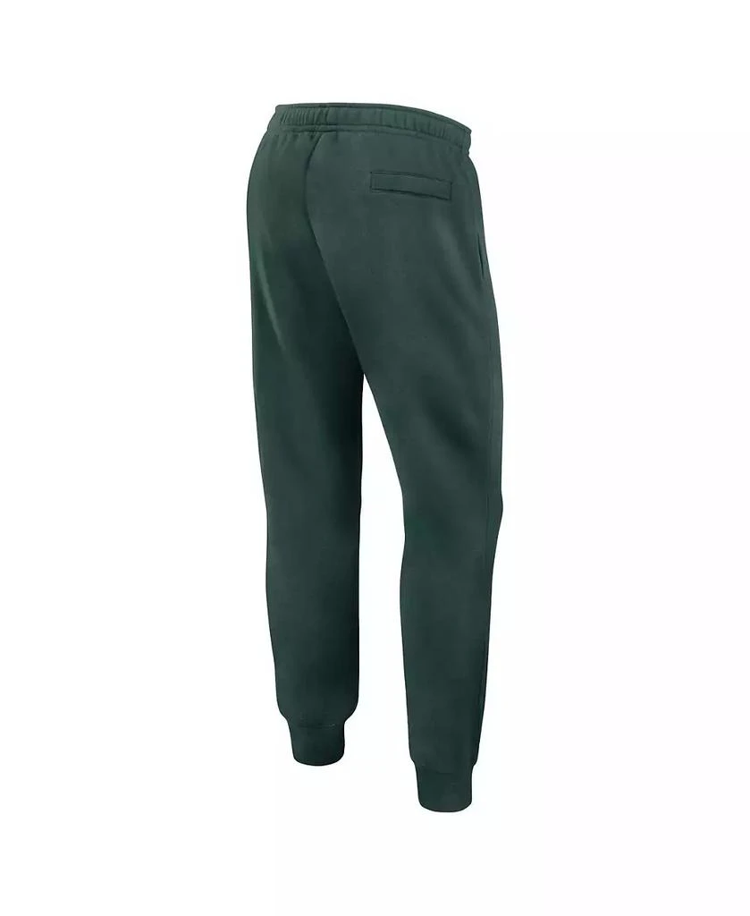 NIKE Men's Green Michigan State Spartans Sideline Club Fleece Joggers 2