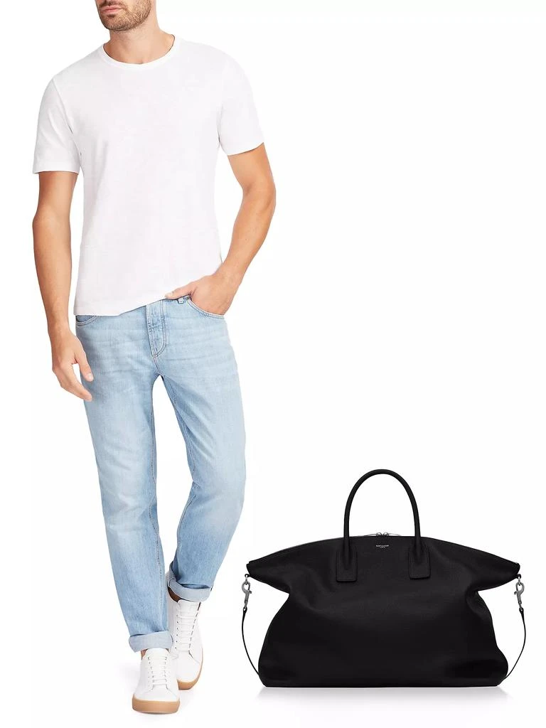 Yves Saint Laurent Giant Bowling Bag In Soft Grained Leather 2