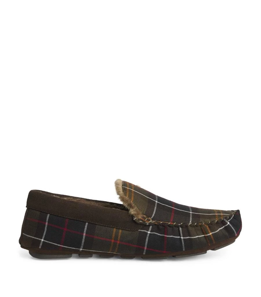 Barbour Recycled Tartan Monty Slippers 1